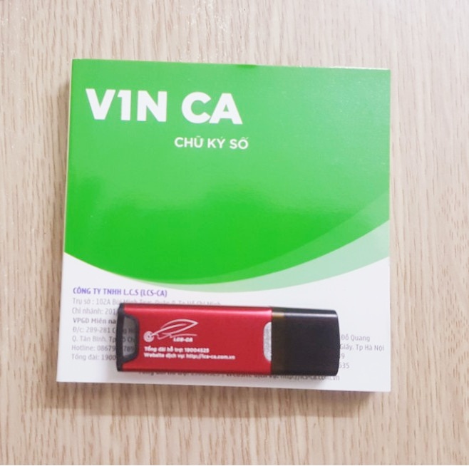 Chữ ký số VIN-CA 1 Năm (Cộng 6 tháng)