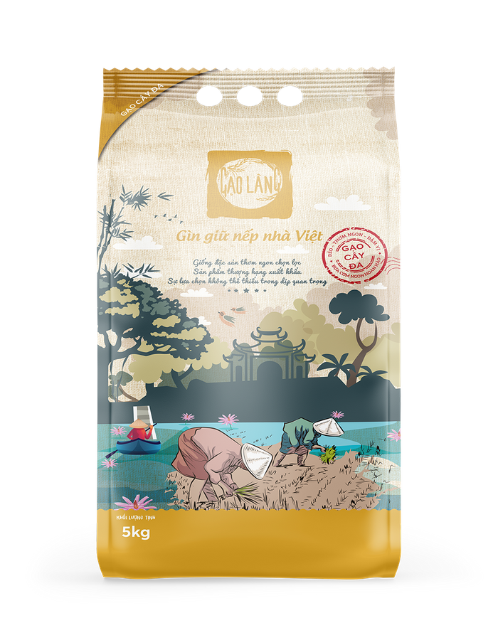 Gạo Cây Đa gói 5 Kg